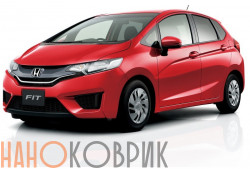 Автомобильные коврики ЭВА (EVA) для Honda Fit III правый руль (Гибрид) (GP, GK)  2013- 