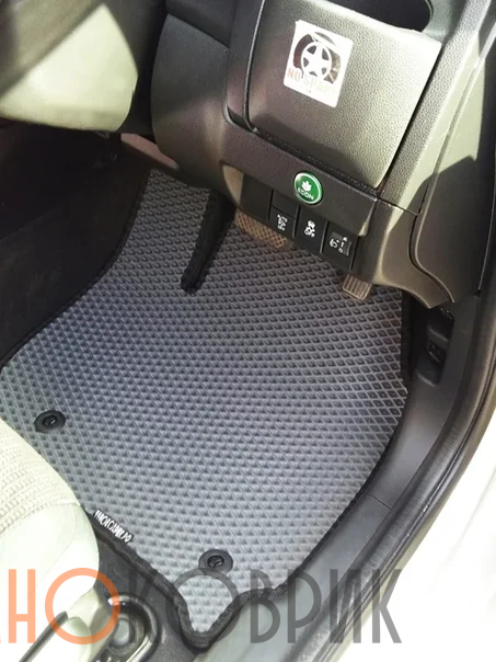 Автомобильные коврики ЭВА (EVA) для Honda Fit III правый руль (Гибрид) (GP, GK)  2013- 