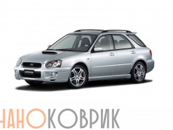 Автомобильные коврики ЭВА (EVA) для Subaru Impreza II правый руль хэтчбек (GG) 2000-2007 